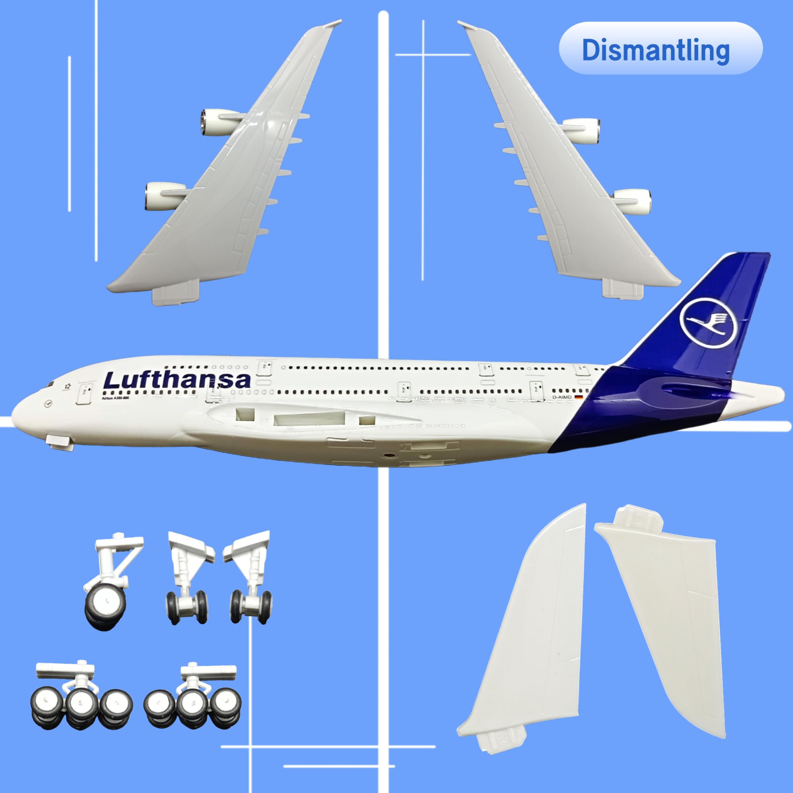 Amazon.co.jp: スケールモデル 飛行機モデル ダイキャスト 飛行機